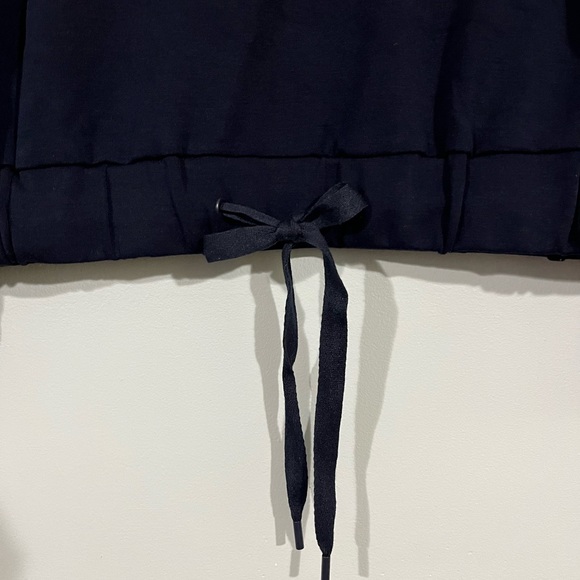 M Magaschoni Size XS dark blue cropped pullover - Picture 4 of 8